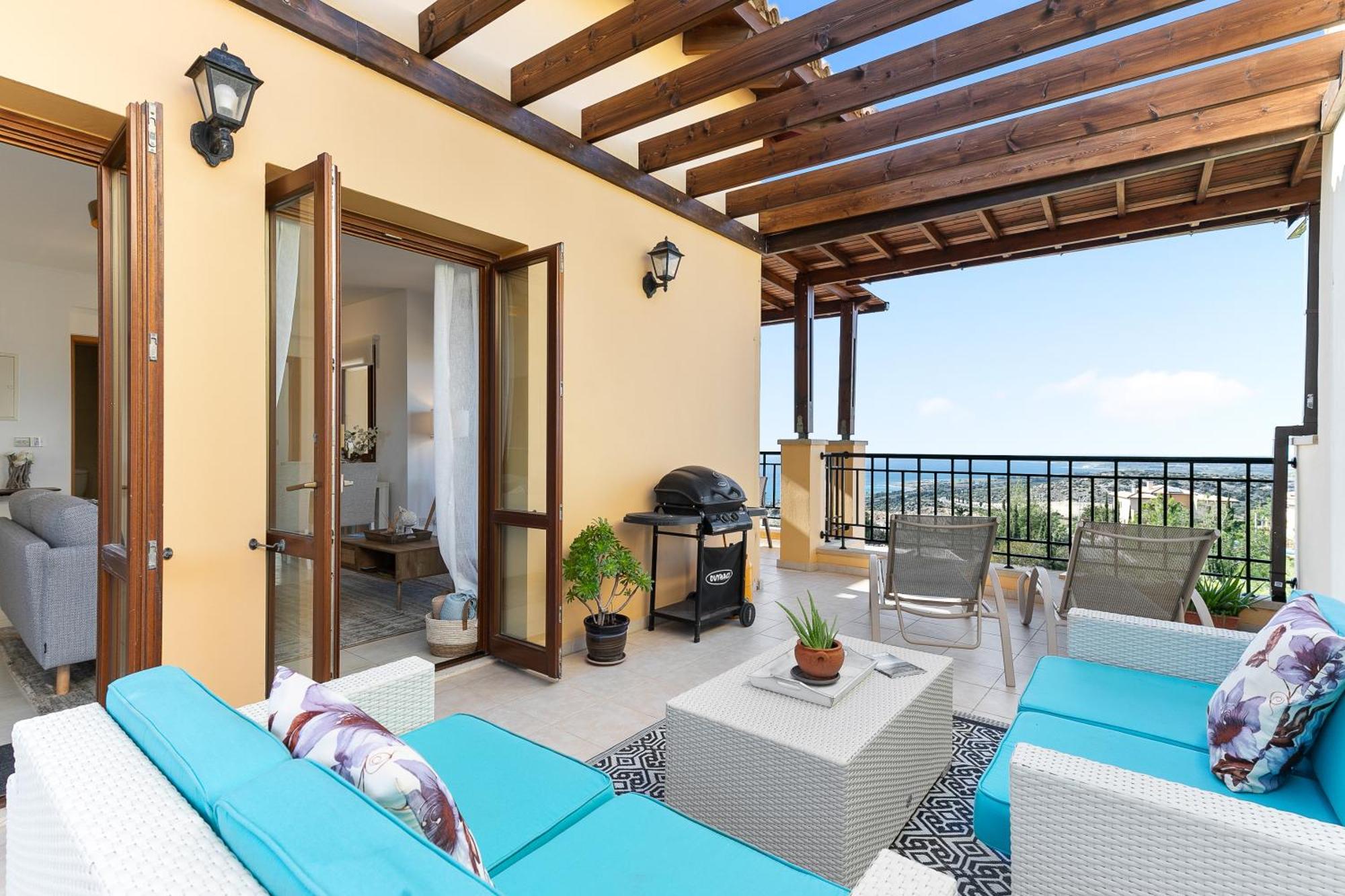 1 Bedroom Apartment Pyrgos With Beautiful Sea And Sunset Views, Aphrodite Hills Resort Kouklia Buitenkant foto